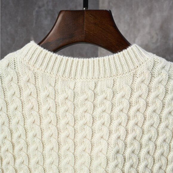 Loewe Cream Cable Knit Tank Top - Picture 5 of 8
